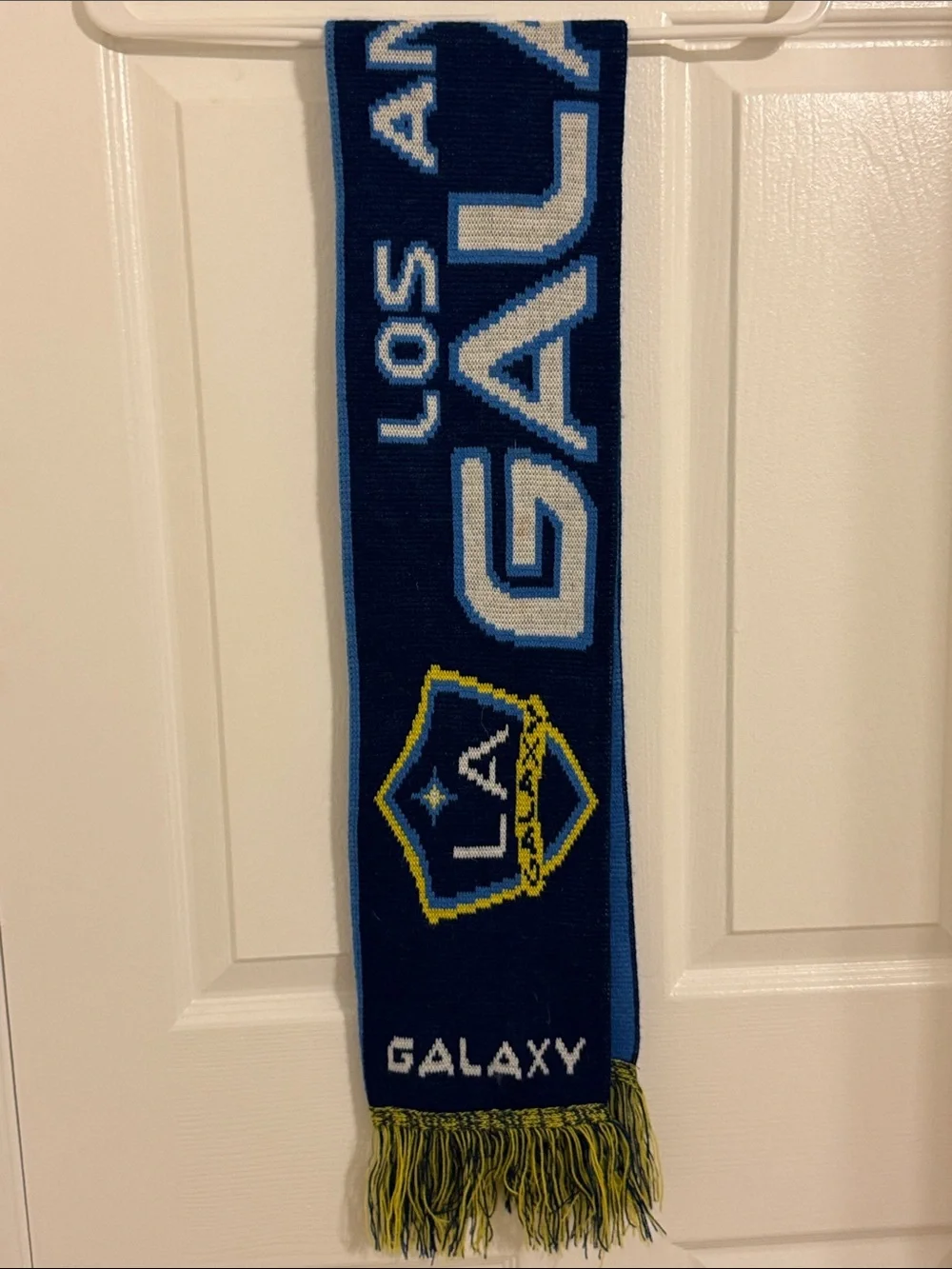 Galaxy By Harvic Navy, Light Blue & Yellow LA Galaxy Scarf